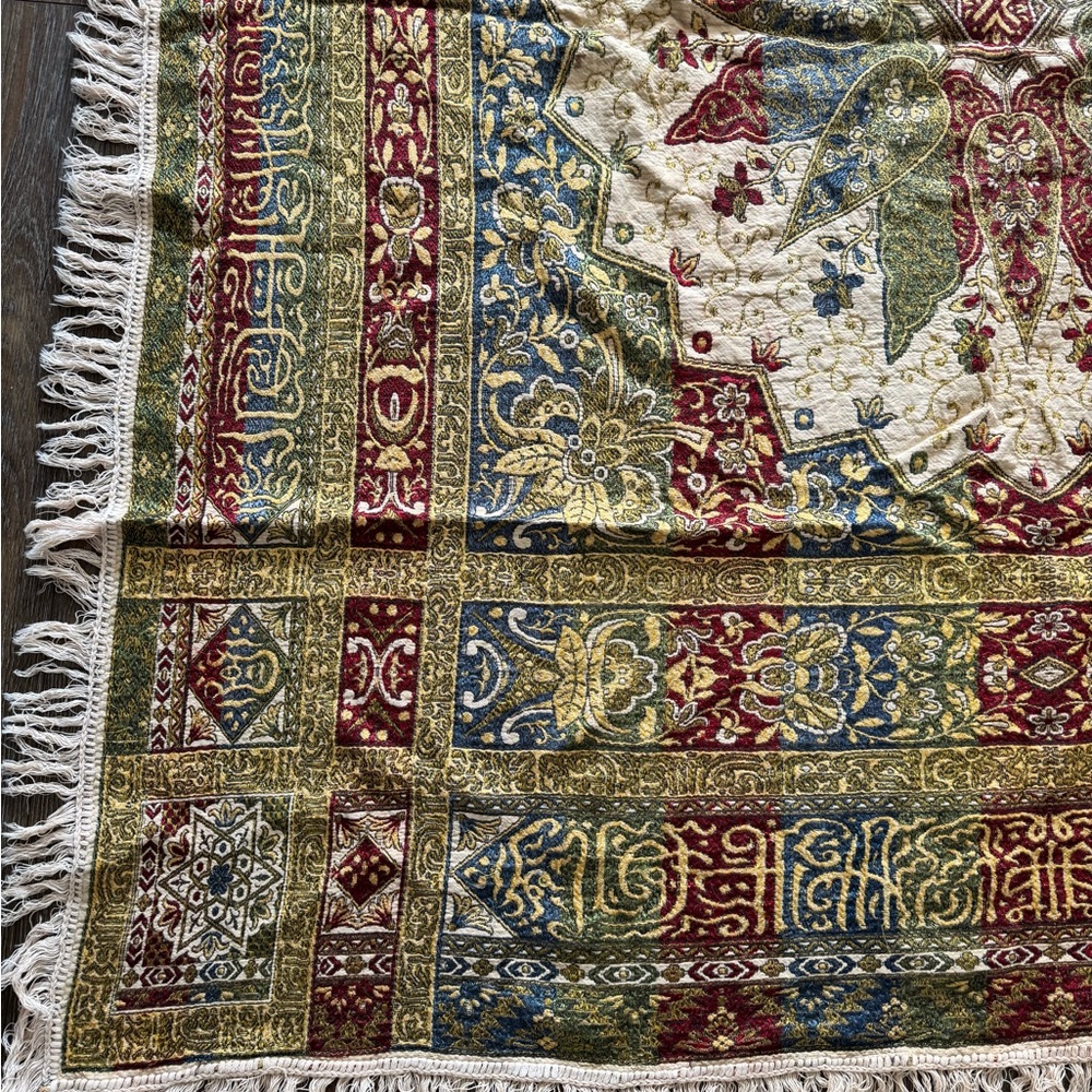 Spanish Granada craftsman woven tapestry textile - Picture 4 of 15
